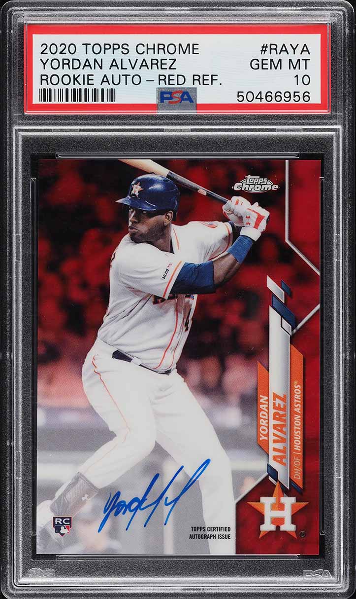 2020 Topps Five Star Purple Yordan Alvarez ROOKIE AUTO 1/50 #FSA