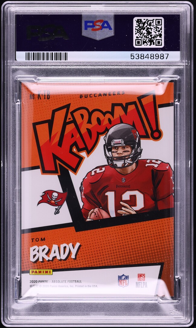 2020 Absolute Kaboom! Tom Brady #KTB PSA 10 GEM MINT