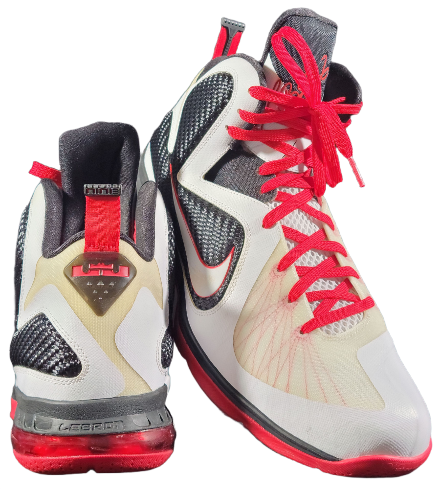 2011-12 LeBron James Game Worn Photo-Matched Sneakers - RGU LOA