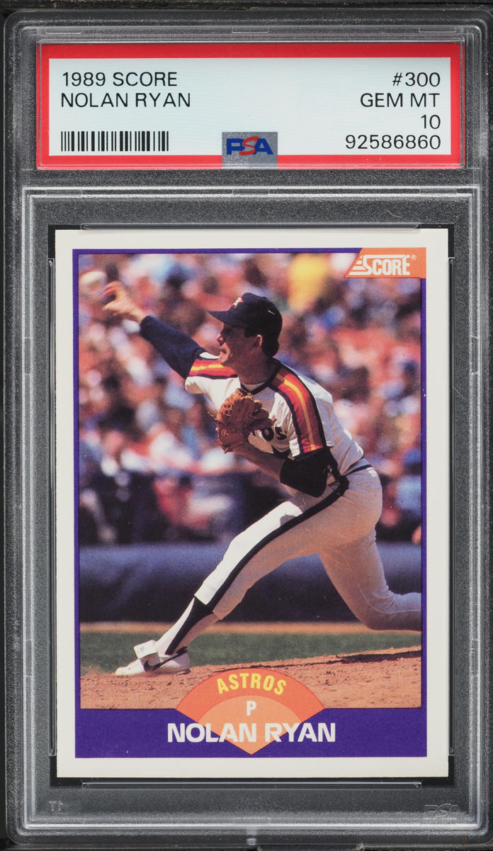 1989 Score Nolan Ryan #300 PSA 10 GEM MINT