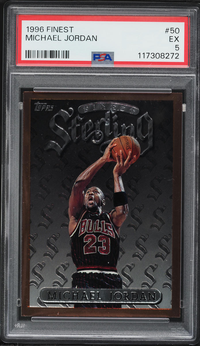 1996 Finest Basketball Michael Jordan #50 PSA 5 EX