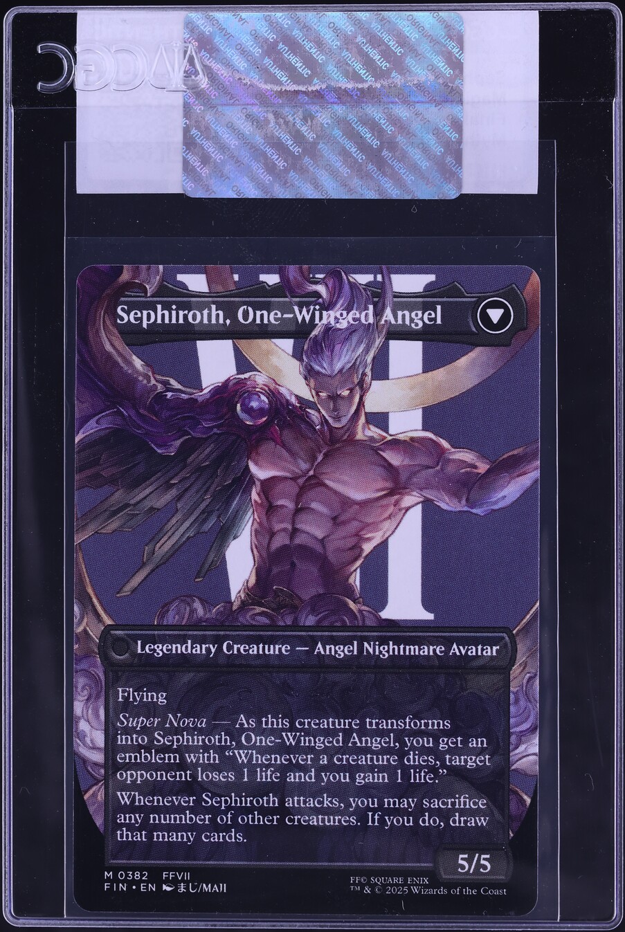 2025 Magic The Gathering MTG Final Fantasy Sephiroth, Fabled Soldier CGC AUTH