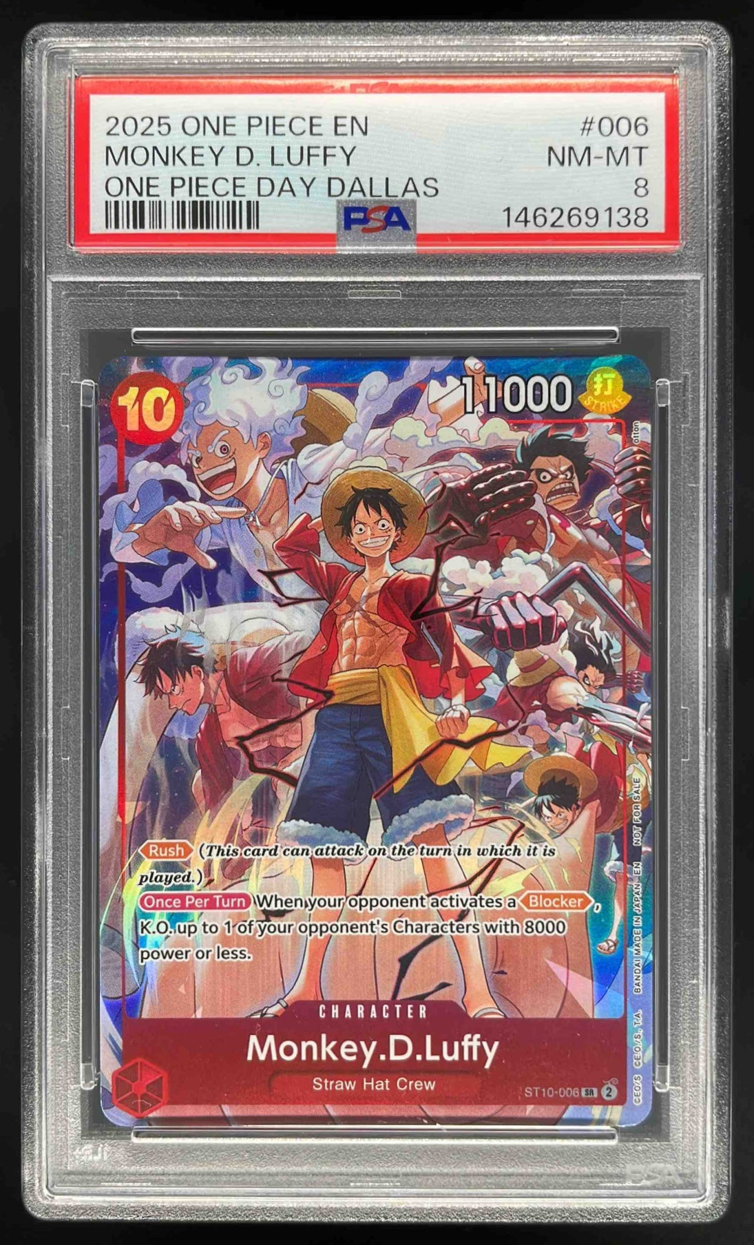 2023 One Piece Japanese Promo 1st Anniversary Monkey D. Luffy #P