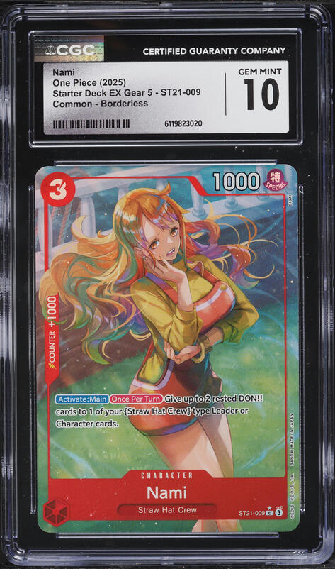 2025 One Piece Japanese Premium Booster Best Volume 2 Alt Art Nami