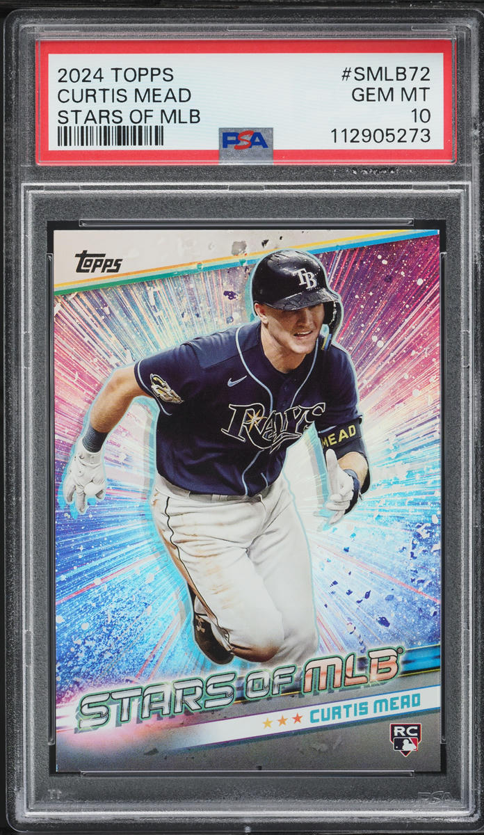 2024 Topps Stars Of MLB Update Curtis Mead ROOKIE #SMLB72 PSA 10 GEM MINT