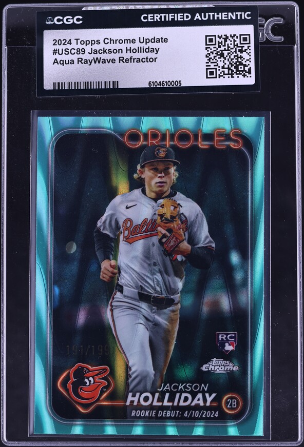 2024 Bowman Sterling Jackson Holliday ROOKIE #BSR20 PSA 7 NRMT on