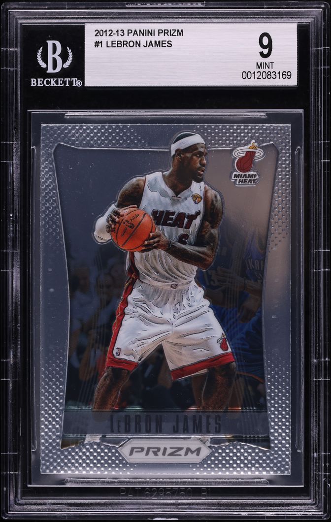 2012 Panini Prizm LeBron James #1 BGS 9 MINT