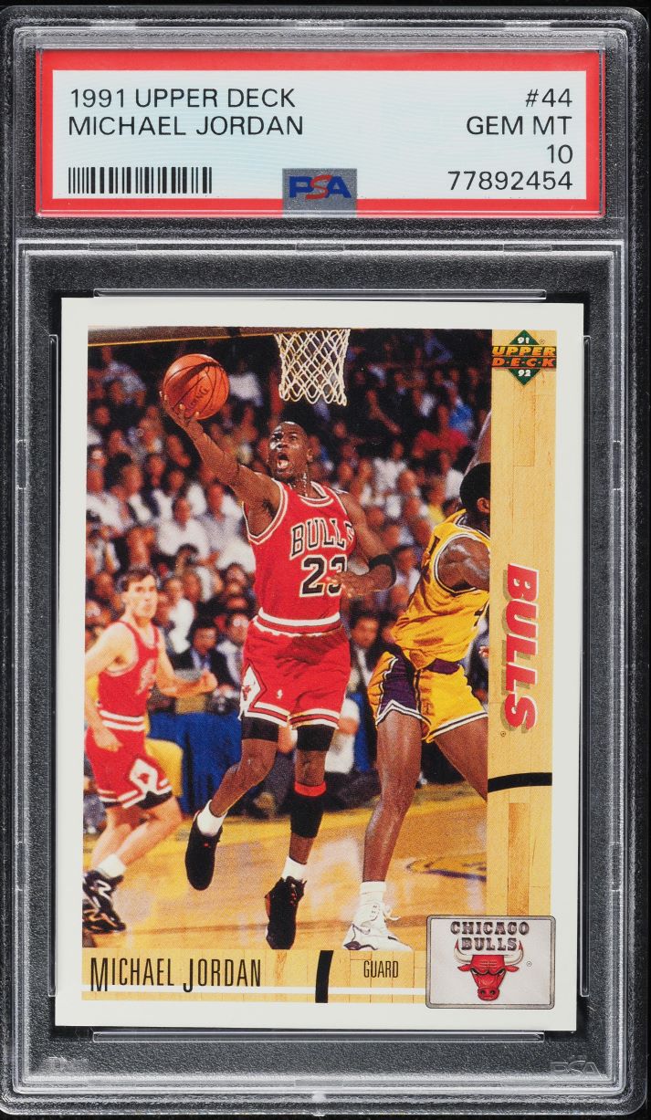 1991 Upper Deck Basketball Michael Jordan #44 PSA 10 GEM MINT