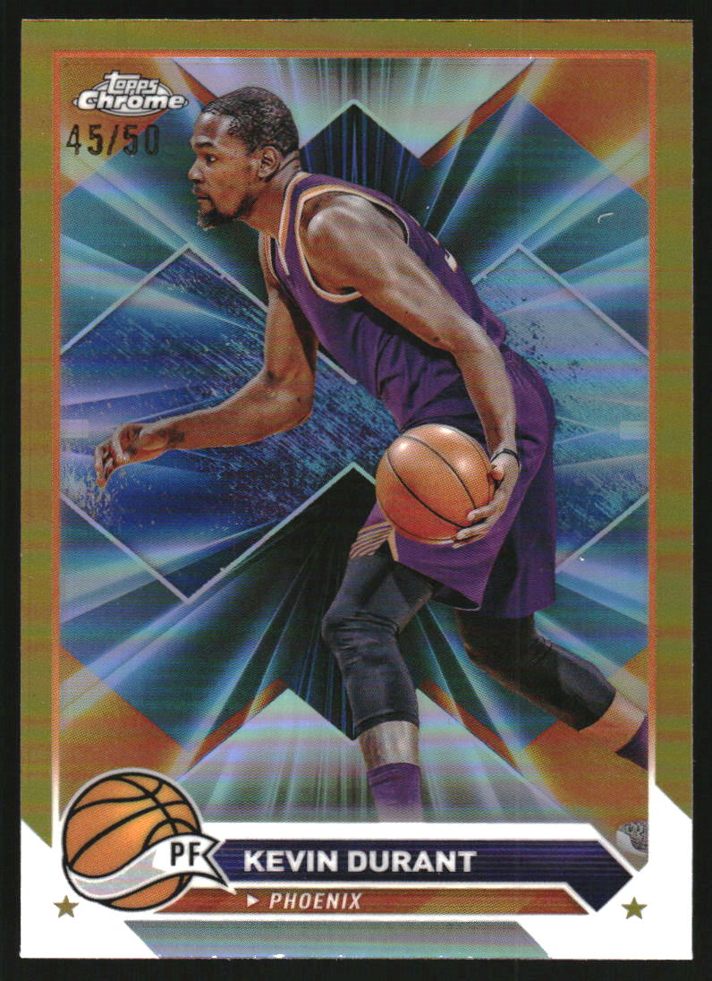 2007 Topps Chrome Refractor Kevin Durant ROOKIE /1499 #131