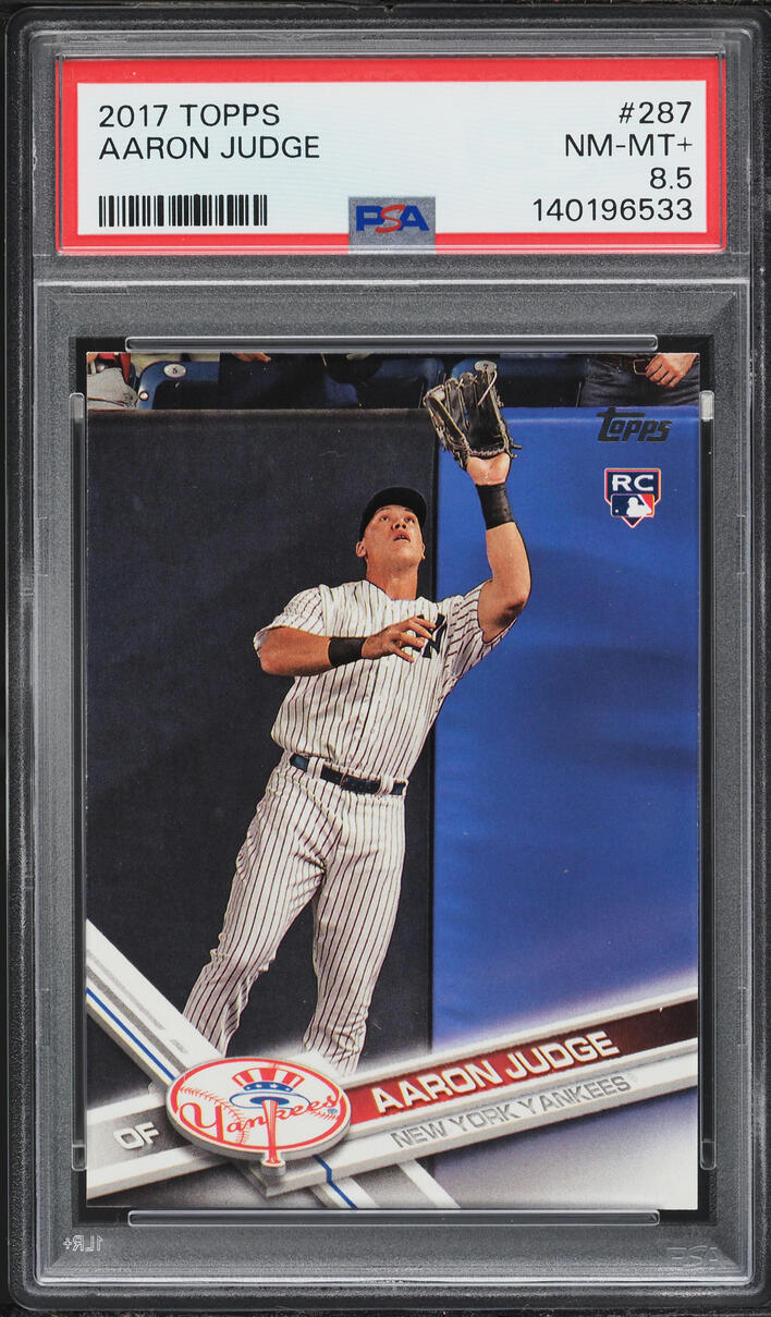 2017 Topps Aaron Judge ROOKIE #287 PSA 8.5 NM-MT+