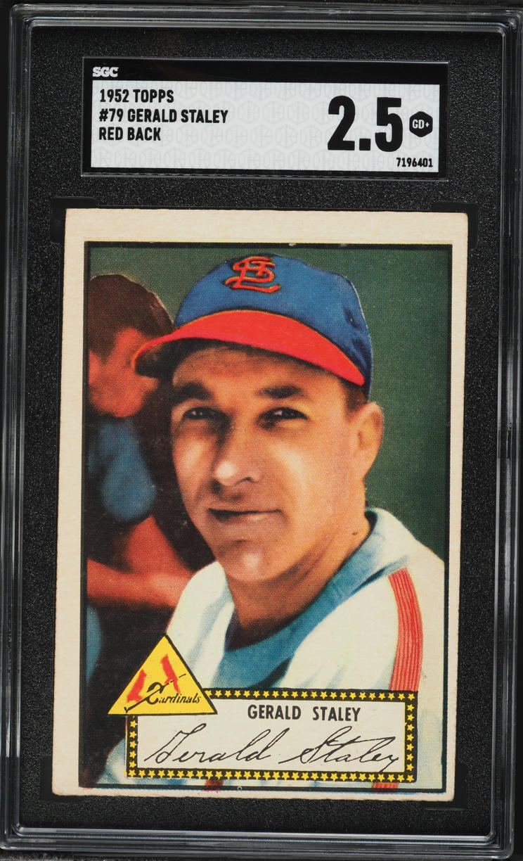 1952 Topps Gerald Staley #79 SGC 2.5 GD+
