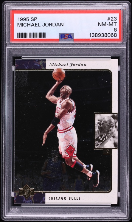 1995 SP Basketball Michael Jordan #23 PSA 8 NM-MT