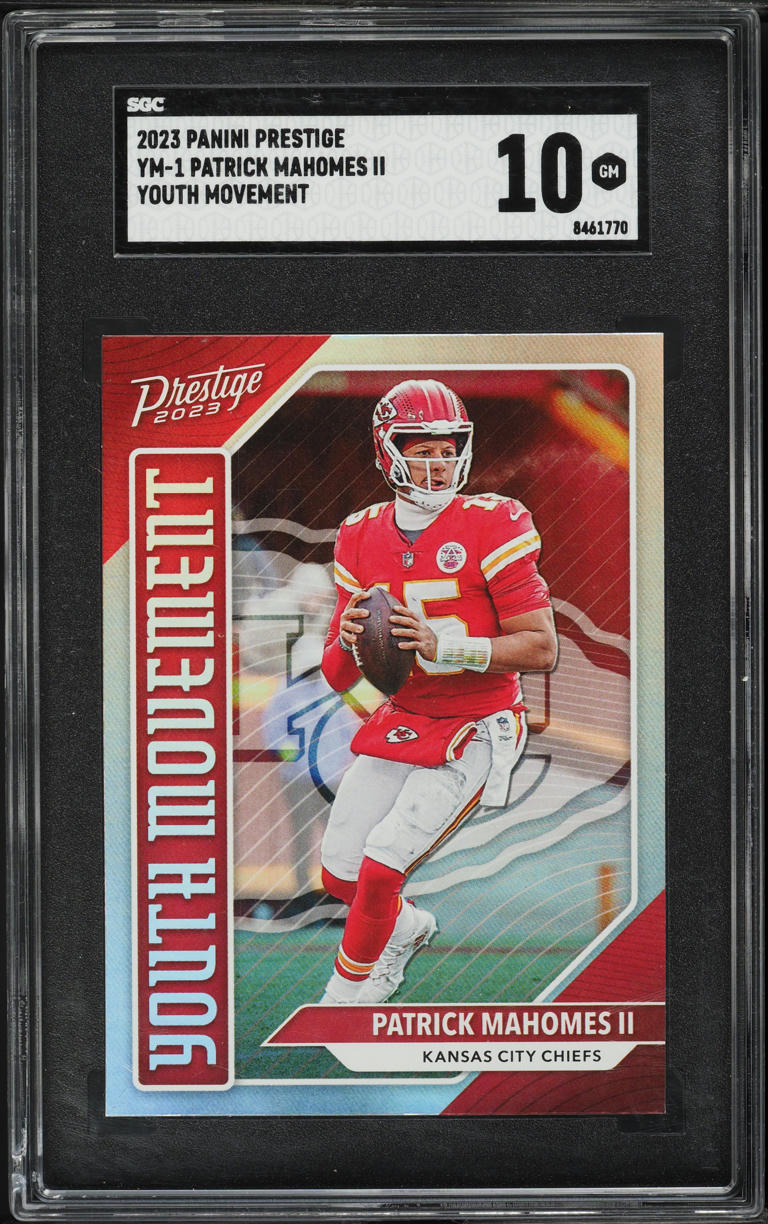 2023 Panini Prestige Youth Movement Patrick Mahomes II #YM-1 SGC 10 GEM MINT