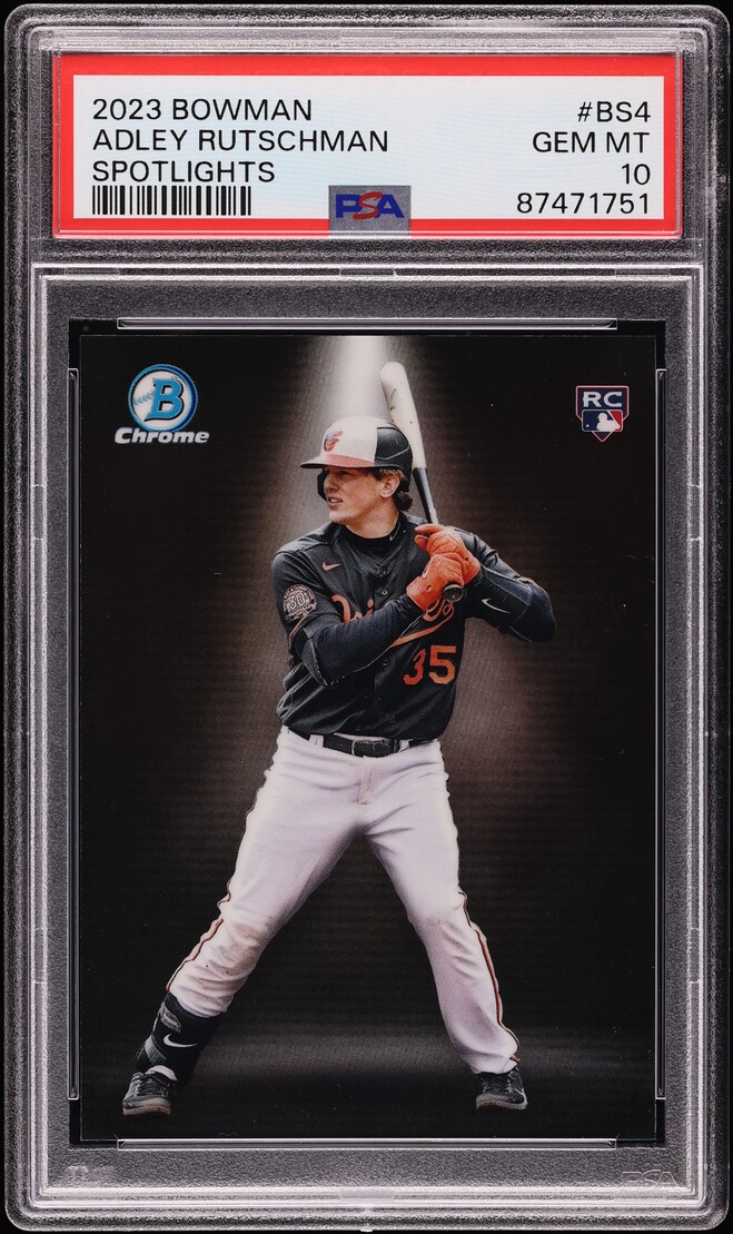 2023 Bowman Chrome Spotlights Adley Rutschman ROOKIE #BS-4 PSA 10 GEM MINT