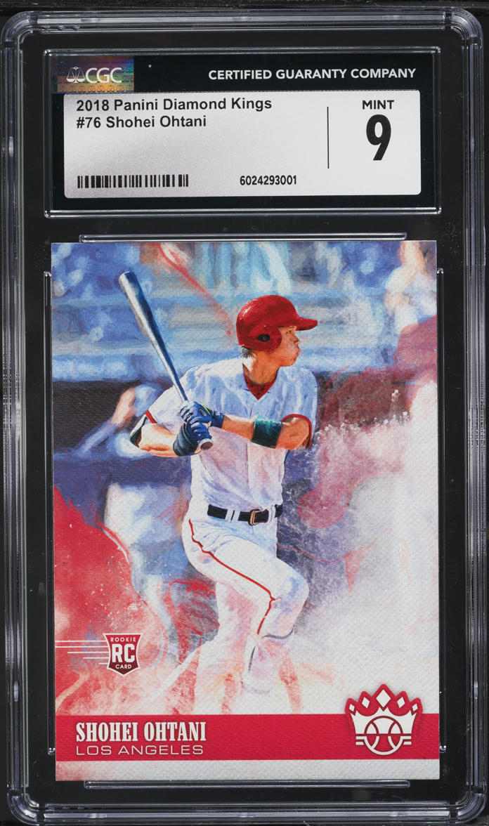 2018 Panini Diamond Kings Shohei Ohtani ROOKIE #76 CGC 9 MINT