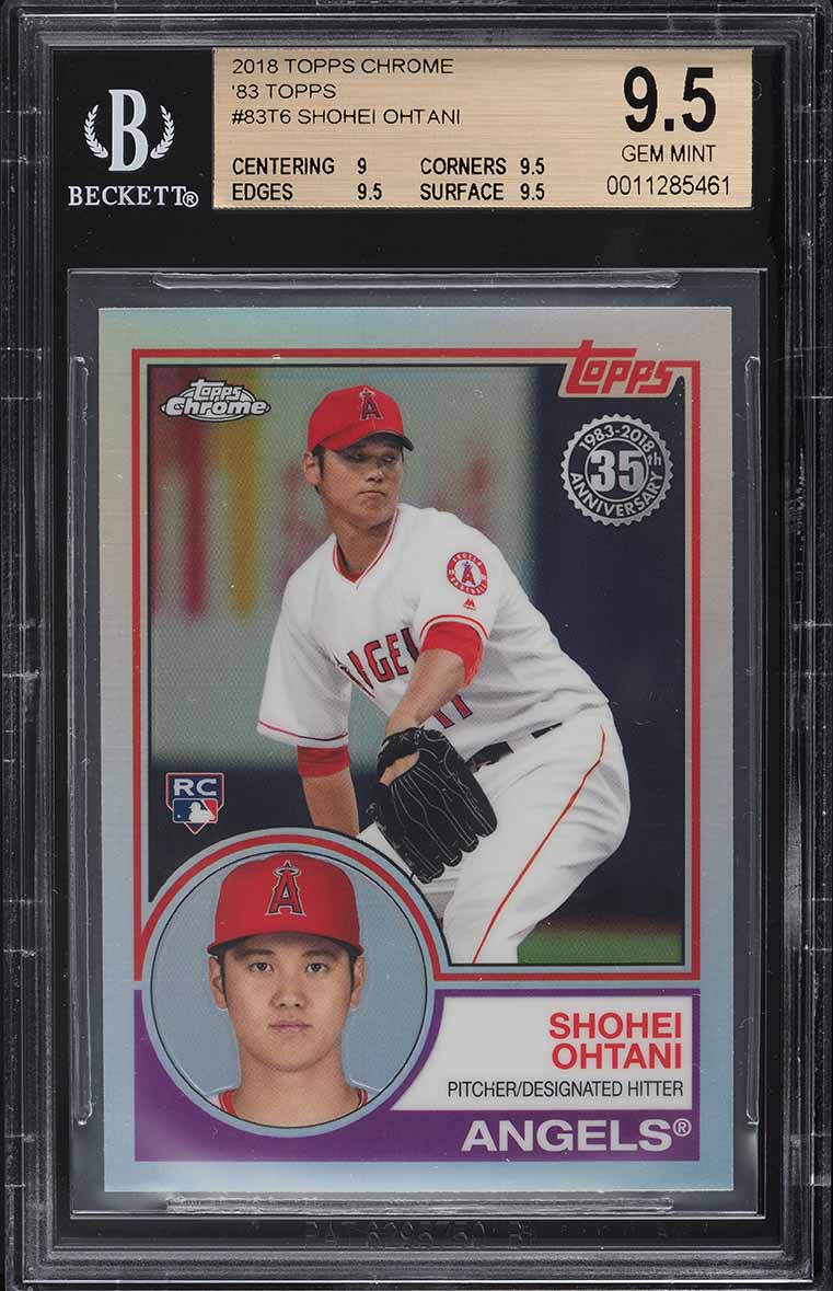 ゲームセンター・ゲームカード 2018 Topps Chrome Shohei Ohtani PSA WBC Amazon.com: PSA 10 2018 SHOHEI OHTANI TOPPS CHROME ROOKIE