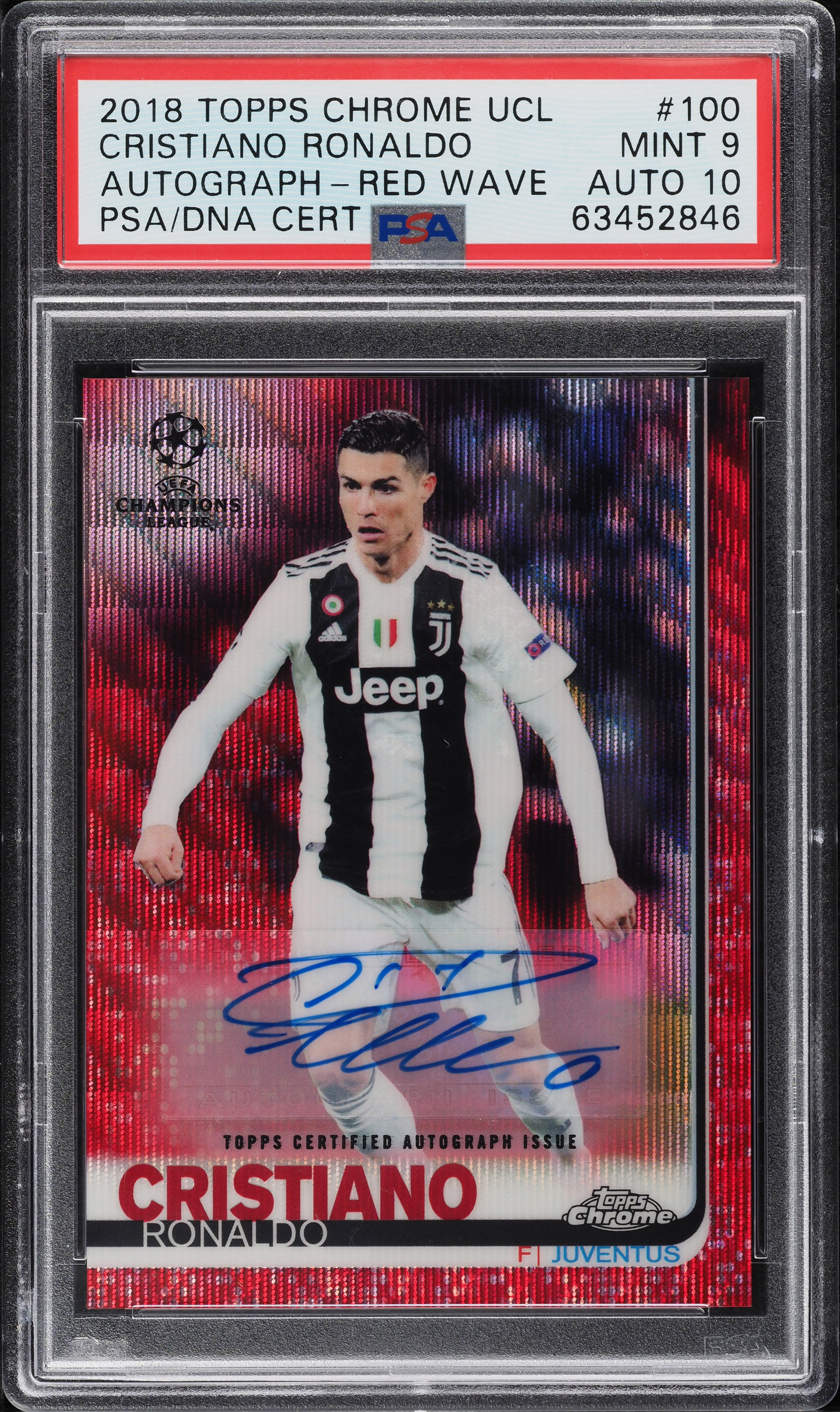 超レア 199枚限定 PSA8 Ronaldo Topps BGS10 ARS 2021-22 Topps UCL Soccer #100 - Cristiano Ronaldo - BGS 10