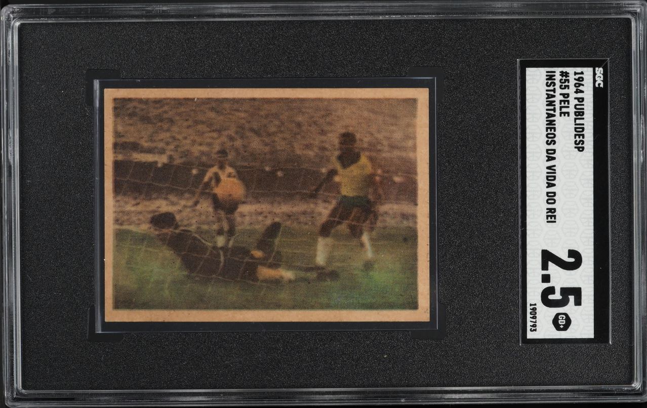 1964 Publidesp Instantaneos Da Vida Do Rei Pele #55 SGC 2.5 GD+ on ...