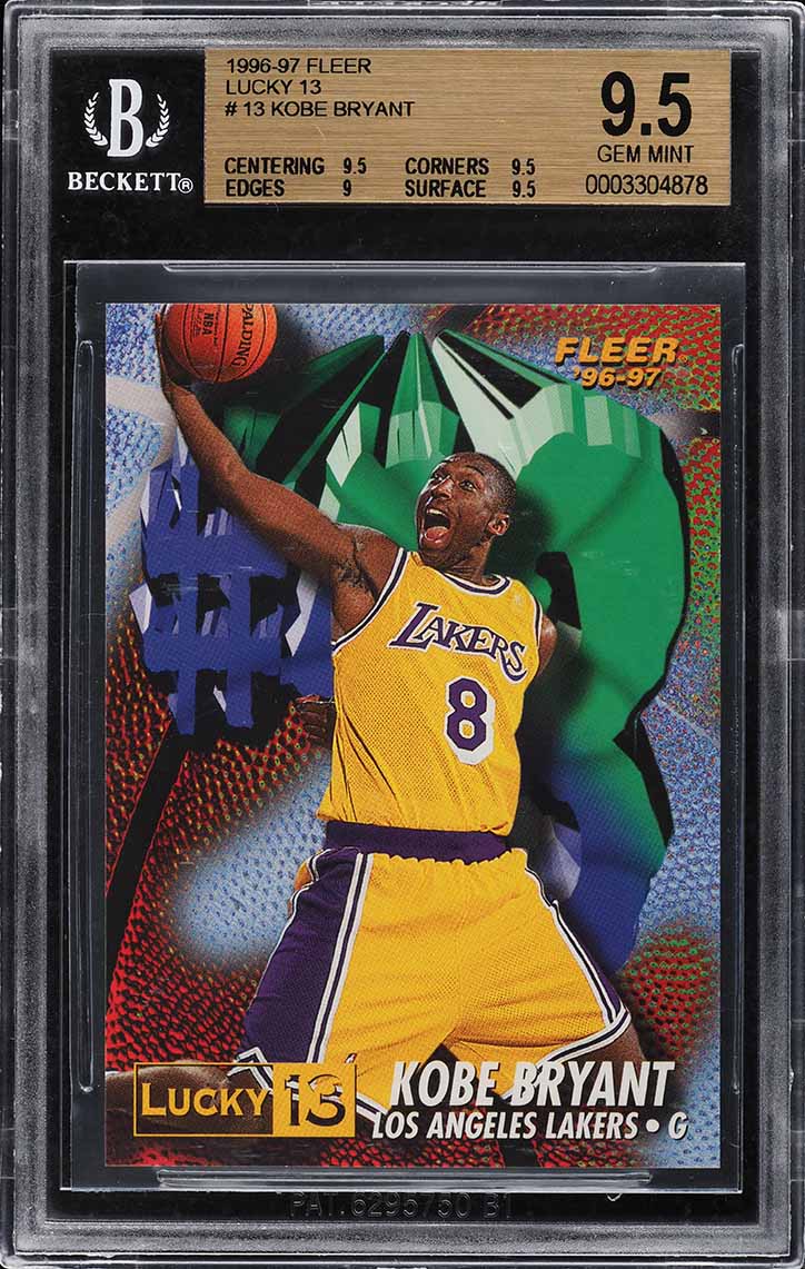その他 Fleer Kobe Rookie Lucky 13 Redemption 1996-97 Fleer - Prize Lucky 13 Kobe Bryant #13 (RC) for sale