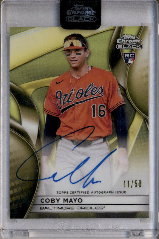 2025 Topps Chrome Black Autograph Blue Refractor #CBA-CMA
