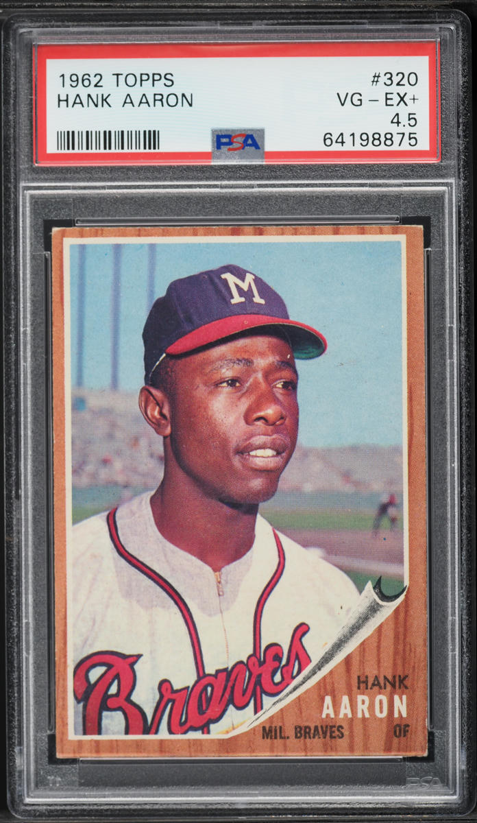 1962 Topps Hank Aaron #320 PSA 4.5 VGEX+