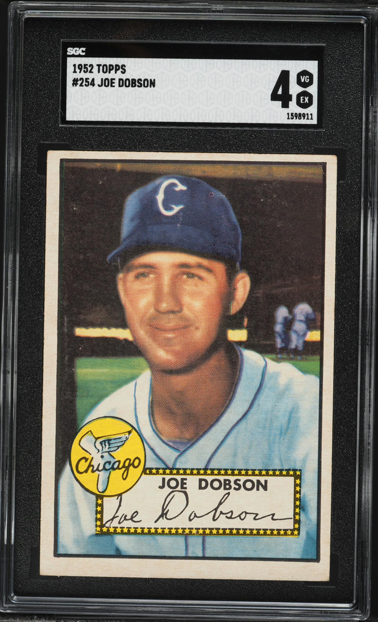 1952 Topps Joe Dobson #254 SGC 4 VGEX