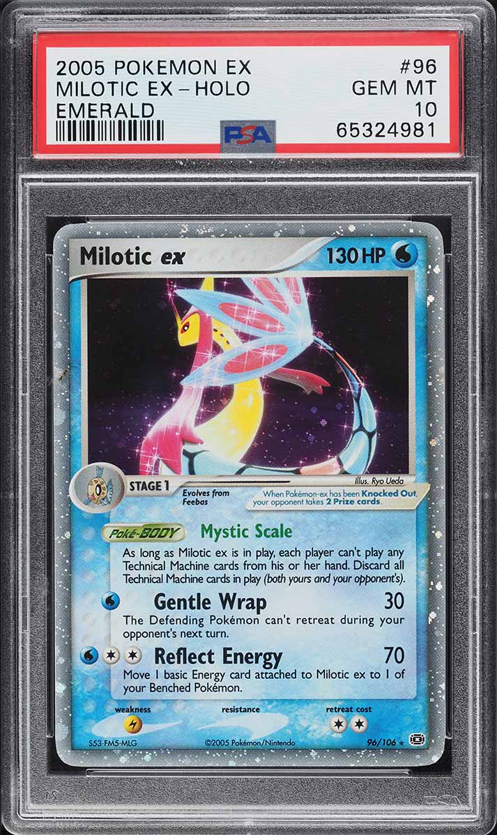2005 Pokemon EX Emerald Holo Milotic ex #96 PSA 10 GEM MINT