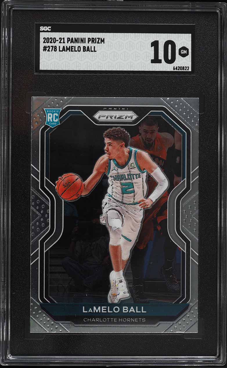 2020 Panini Prizm LaMelo Ball ROOKIE #278 SGC 10 GEM MINT
