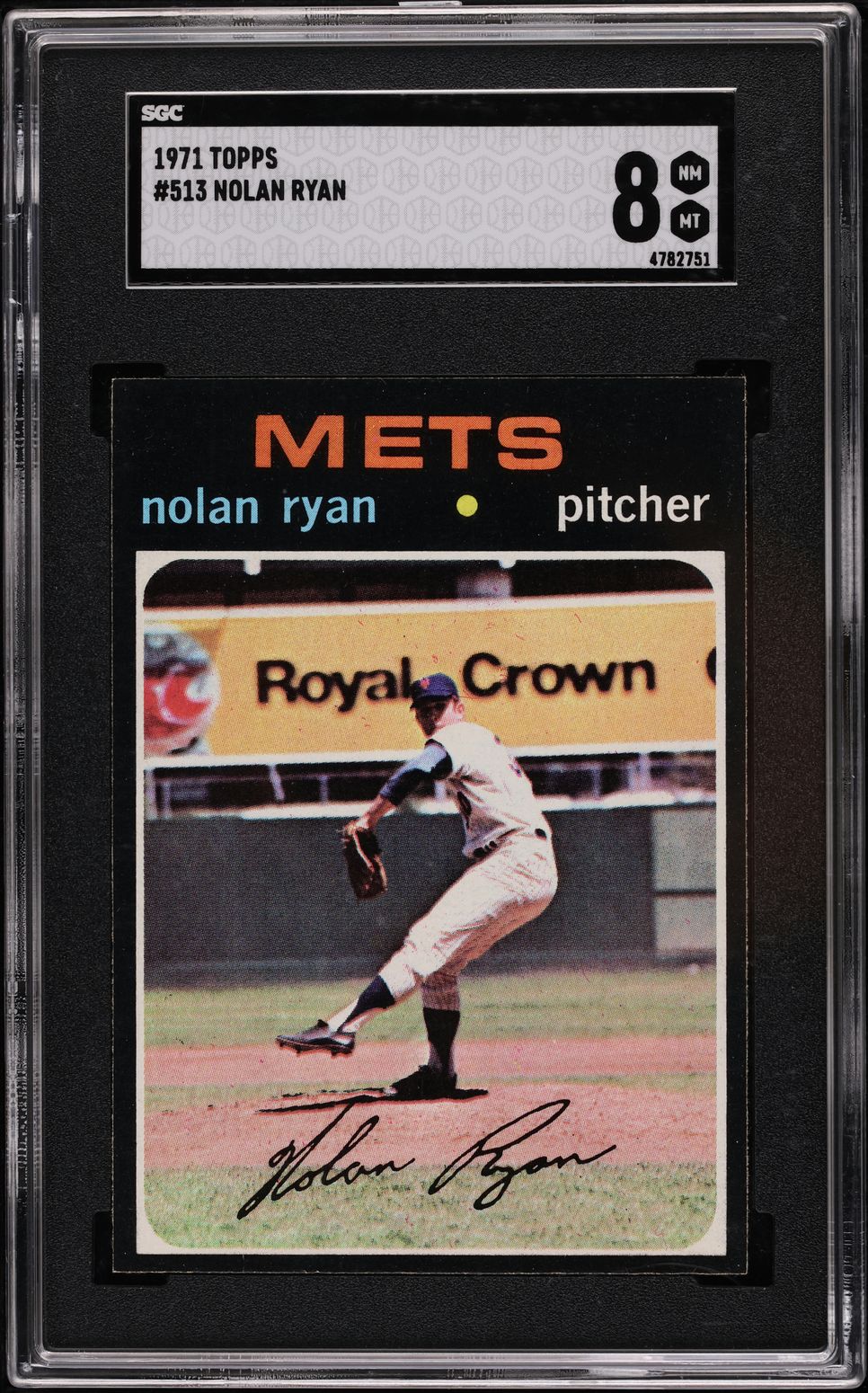 1971 Topps Nolan Ryan #513 SGC 8 NM-MT