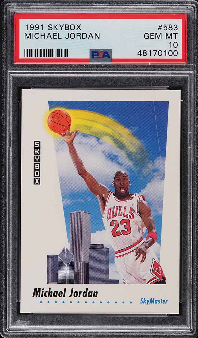 1991 Skybox Basketball Michael Jordan #307 PSA 10 GEM MINT