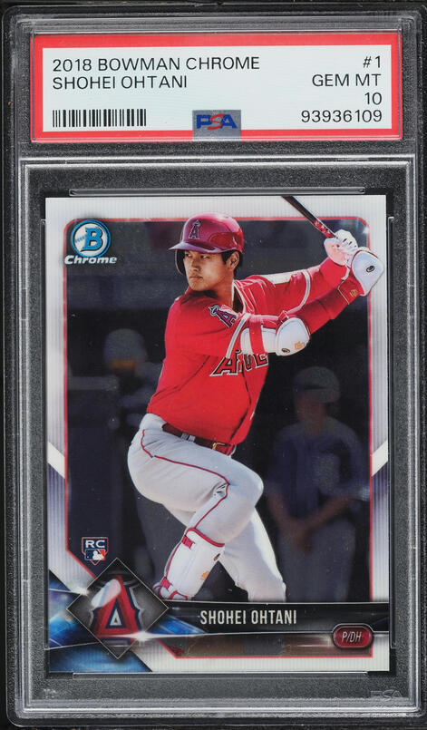 2018 Topps Chrome Update Pink Refractor Shohei Ohtani ROOKIE #HMT1