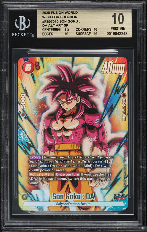 2025 Dragon Ball S Fusion World Promo Release Event Winner Son