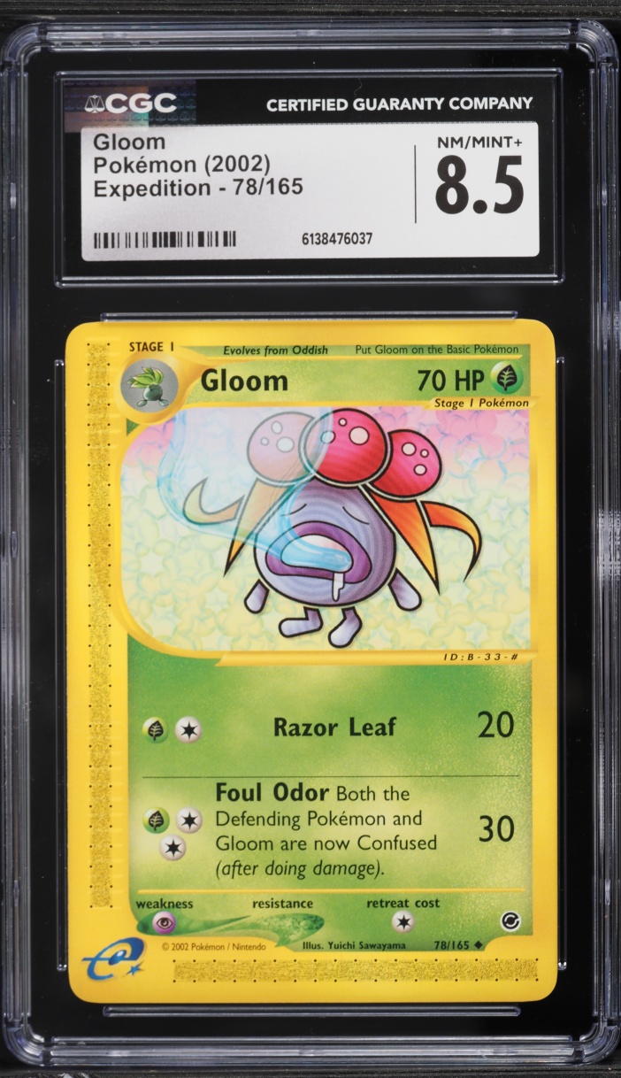 2002 Pokemon Expedition Gloom #78 CGC 8.5 NM-MT+