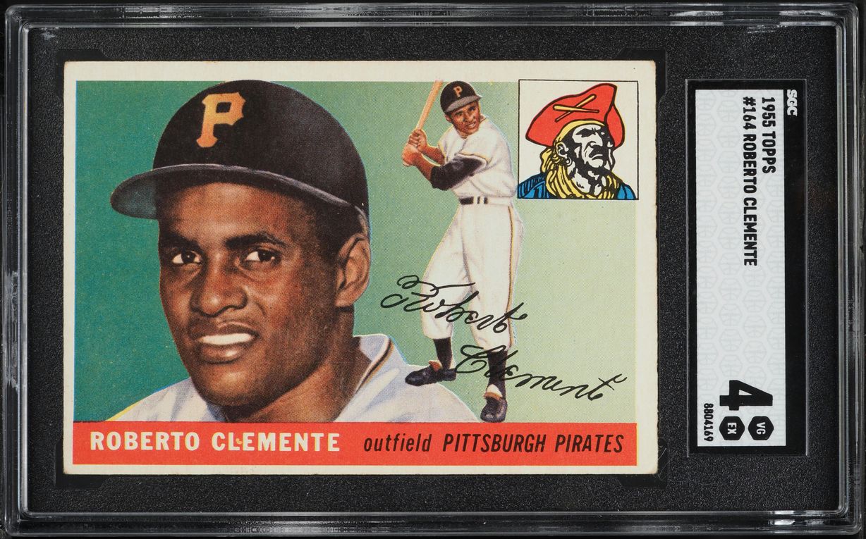 1955 Topps Roberto Clemente ROOKIE #164 SGC 4 VGEX