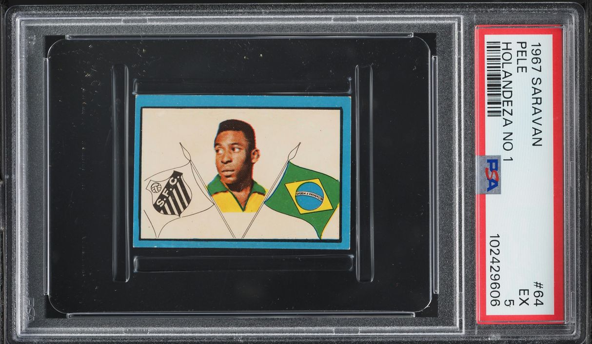 1967 Saravan Holandeza No 1 Pele #64 PSA 5 EX - Photo 1