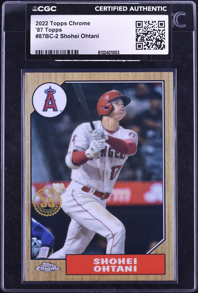 2022 Topps Chrome '87 Shohei Ohtani #87BC-2 CGC AUTH