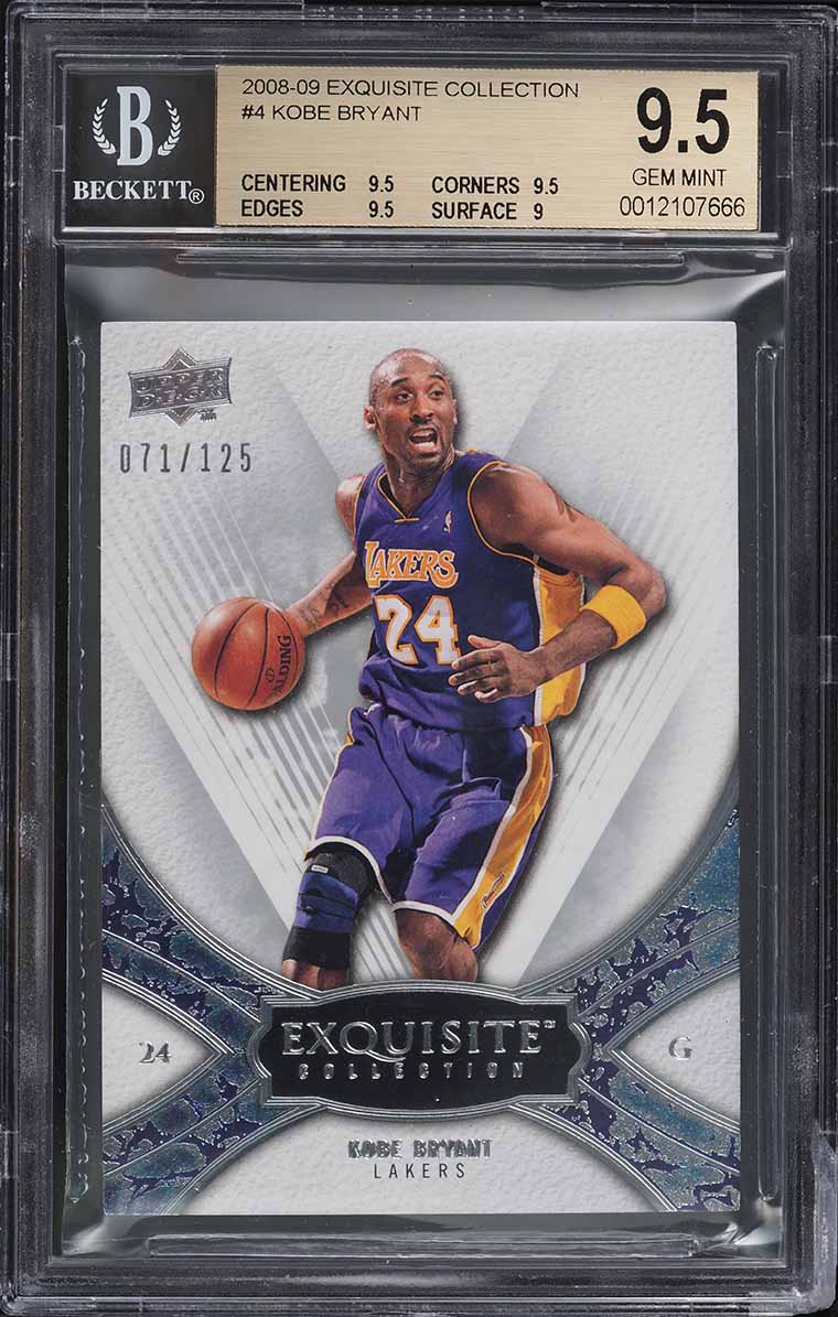 2008 Topps Basketball Kobe Bryant w/ LeBron James #24 PSA 9 MINT