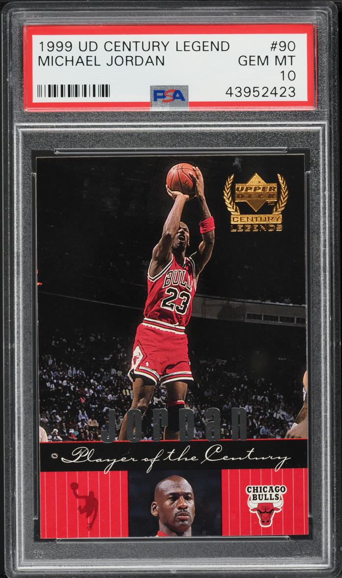 1999 Upper Deck Century Legends Michael Jordan #90 PSA 10 GEM MINT