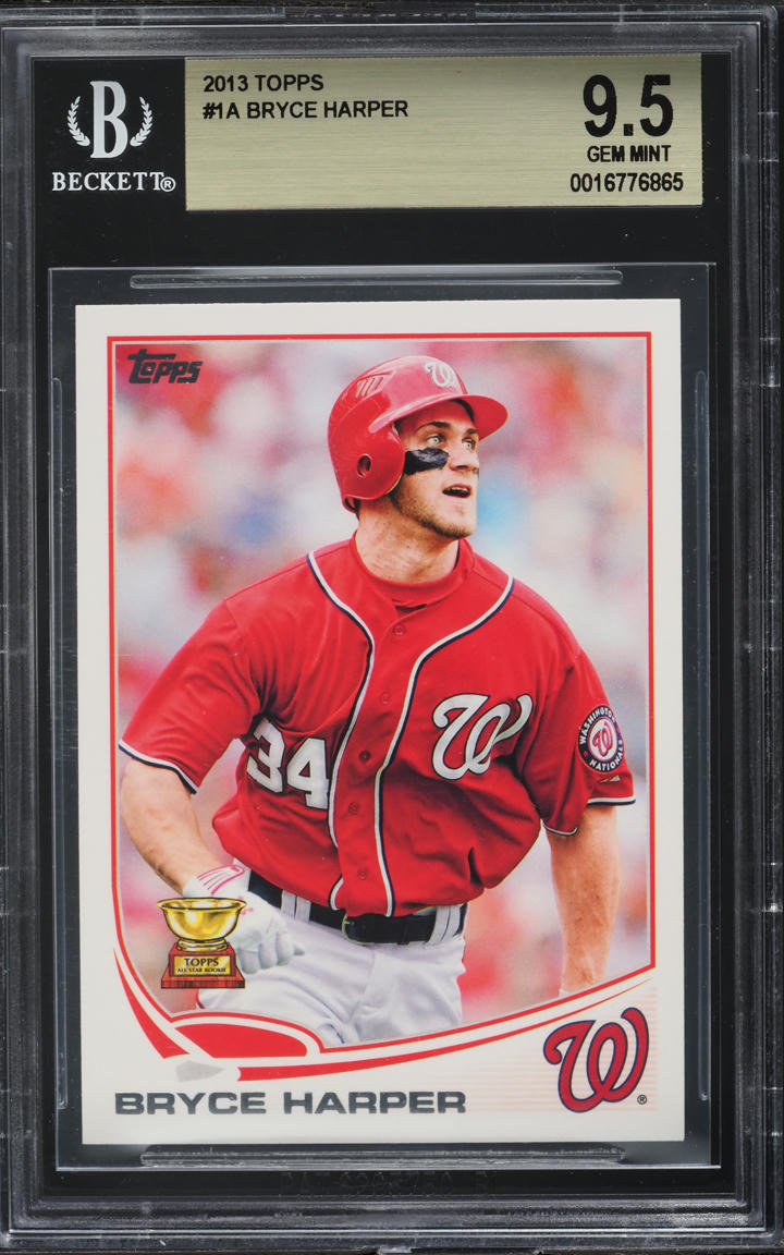2013 Topps Bryce Harper #1A BGS 9.5 GEM MINT