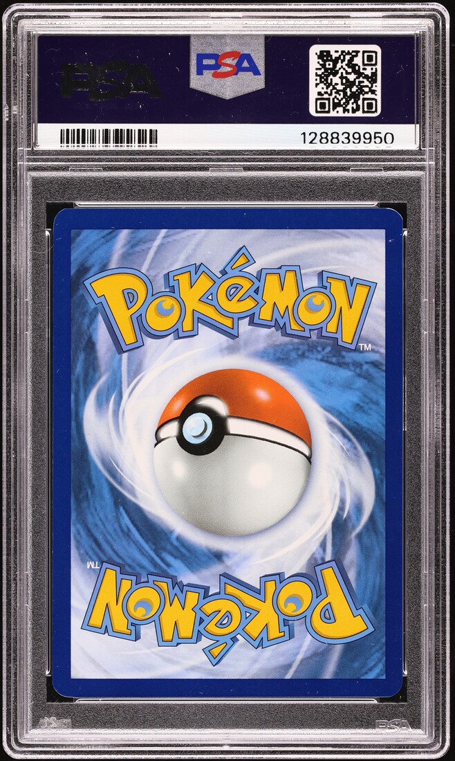 2024 Pokemon SV Black Star Promo Surging Sparks Prerelease Staff Gouging Fire #151 PSA 9 MINT