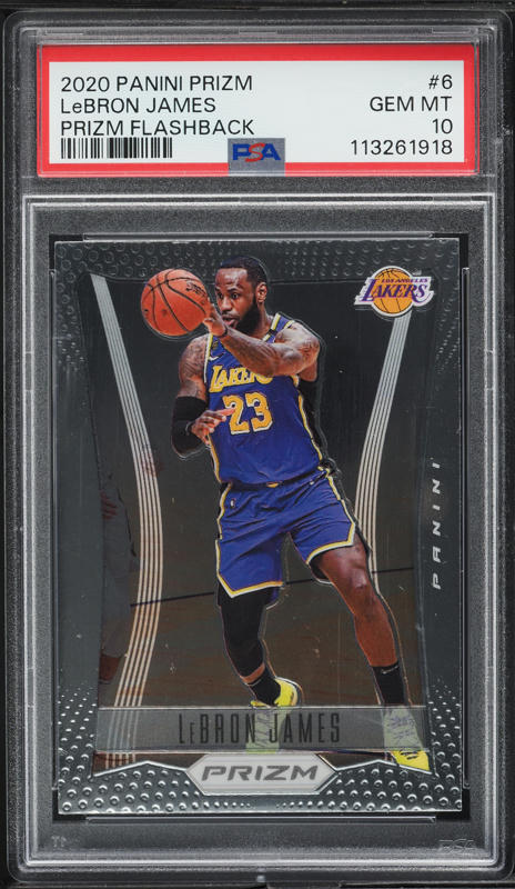 2020 Select Courtside Blue Prizm LeBron James #223 PSA 10 GEM MINT