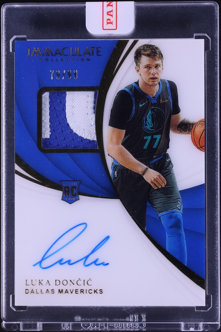 2018 Immaculate Collection Luka Doncic ROOKIE PATCH AUTO /99 #124