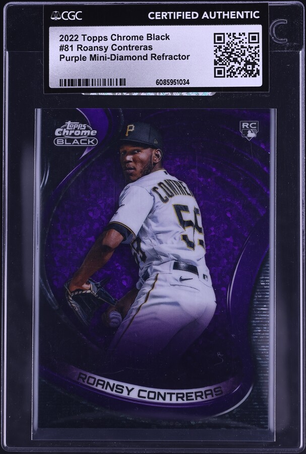 2022 Topps Chrome Platinum Black Refractor Oneil Cruz ROOKIE