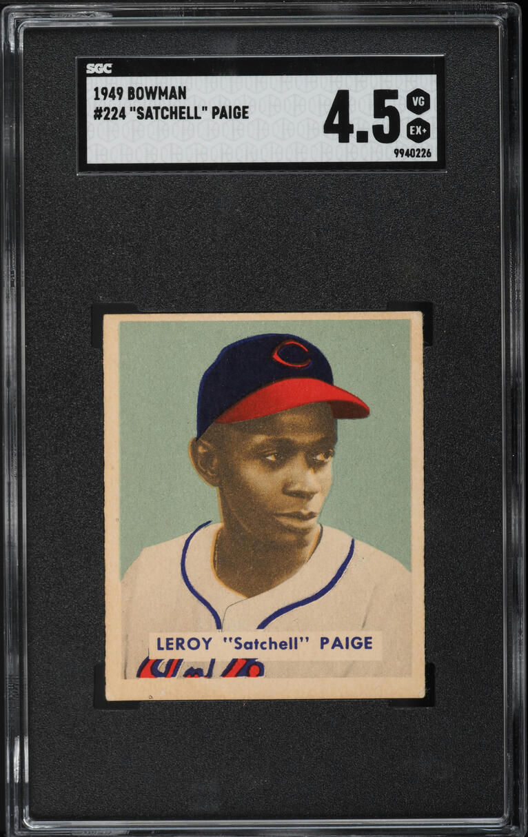 1949 Bowman Satchell Paige ROOKIE #224 SGC 4.5 VGEX+