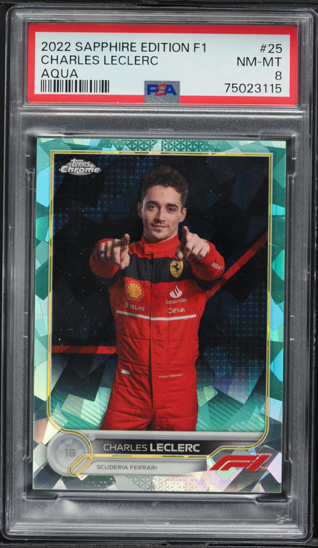 2022 Topps Formula 1 F1 Turbo Attax Charles Leclerc #332 PSA