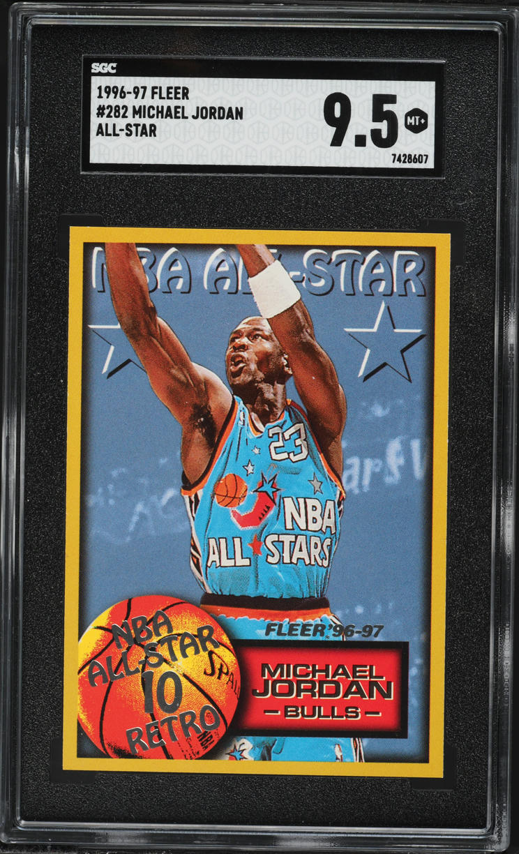 1996 Fleer All-Star Michael Jordan #282 SGC 9.5 MINT+