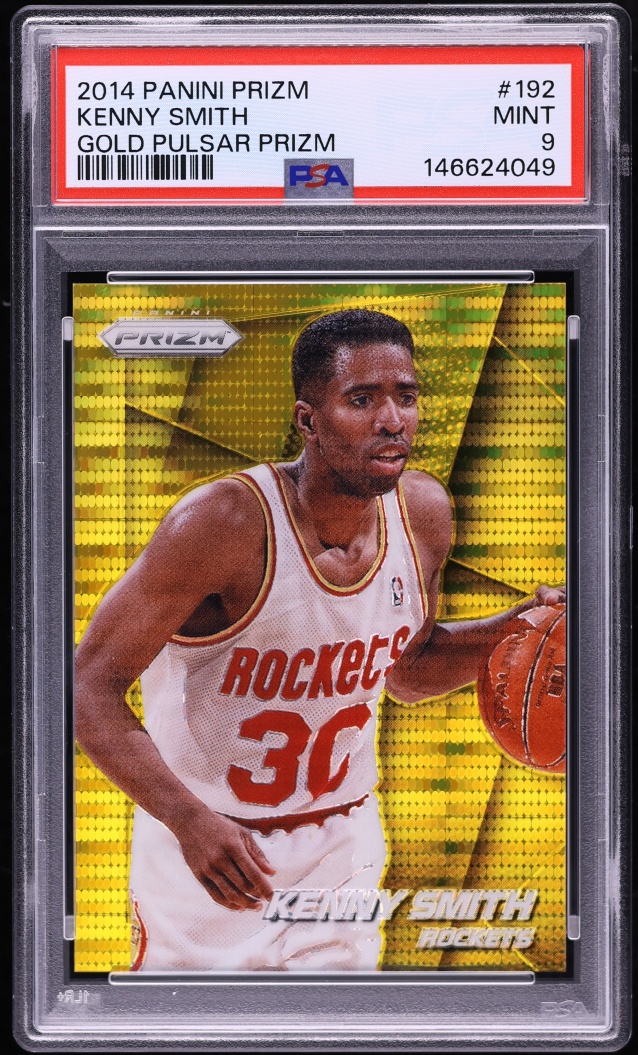 2014 Panini Prizm Gold Pulsar Kenny Smith /10 #192 PSA 9 MINT - Photo 1