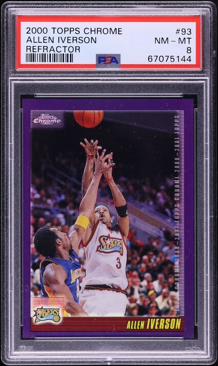 その他 ALLEN IVERSON Bowman Chrome REFRACTOR Allen Iverson 2007-08 Bowman Chrome Black Refractor /199