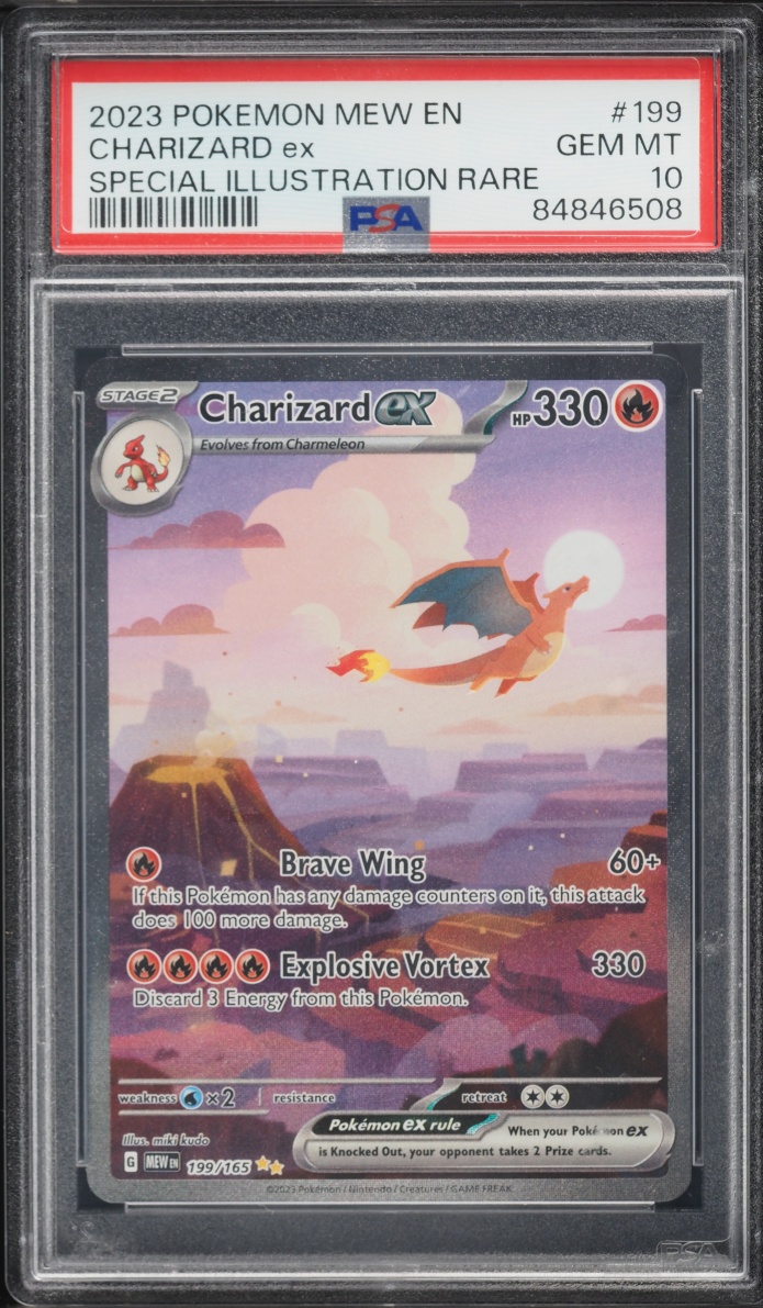 2023 Pokemon Scarlet & Violet 151 SIR Charizard Ex #199 PSA 10 GEM MINT