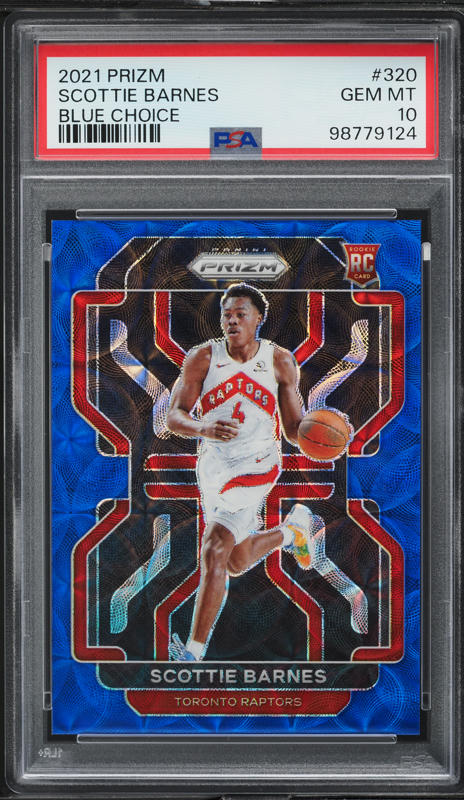 2021 Donruss Optic My House Green Shock Scottie Barnes